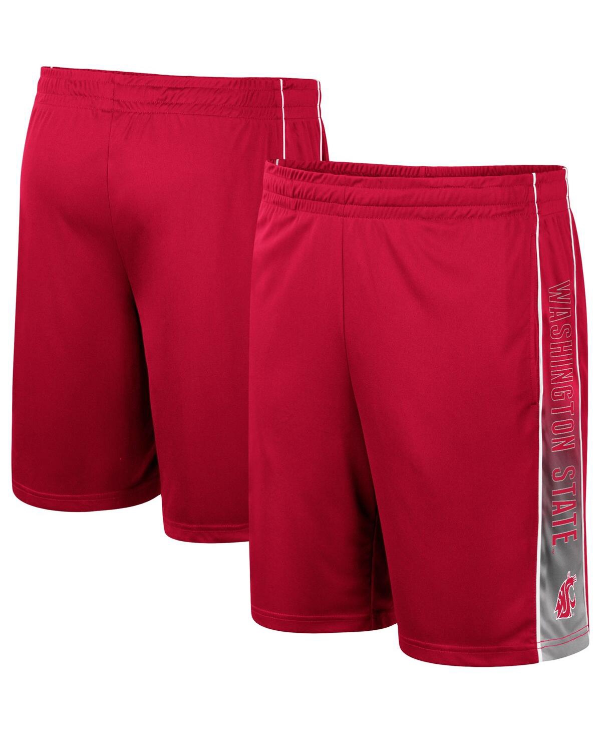 Shop Colosseum Men's  Crimson Washington State Cougars Lazarus Shorts