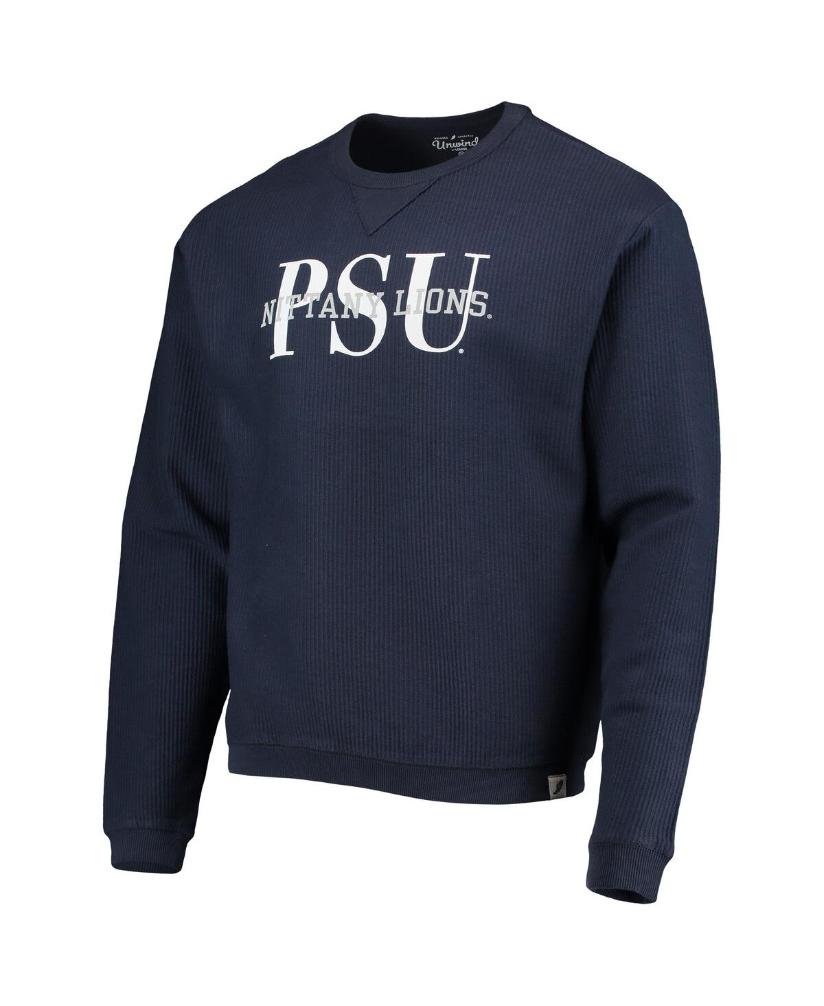 Shop League Collegiate Wear Men's  Navy Penn State Nittany Lions Timber Pullover Sweatshirt