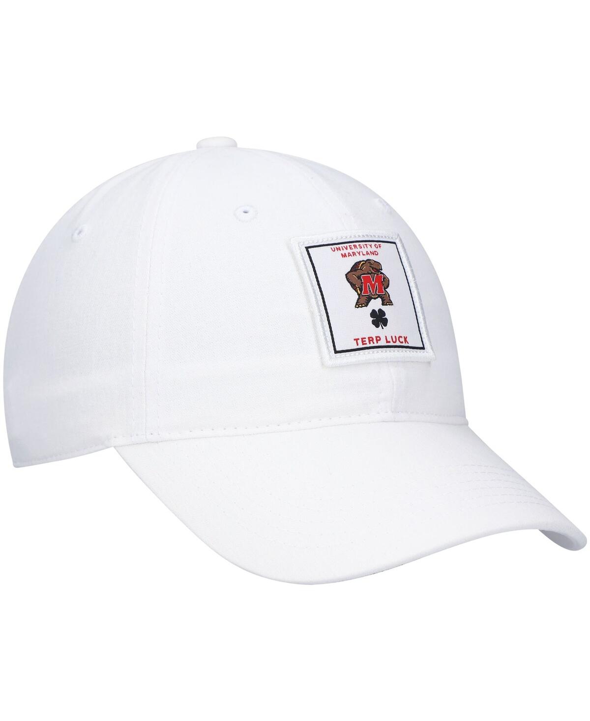 Men's White Maryland Terrapins Dream Adjustable Hat - White