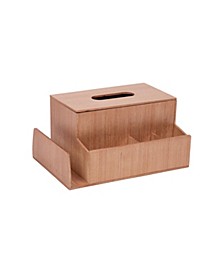4 Compartment Tissue Box Holder Stand Organizer