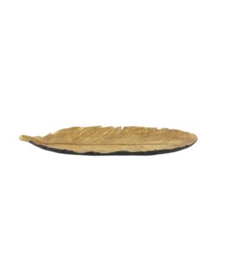 Polystone Glam Abstract Decorative Bowl, 26" x 9" x 2"
