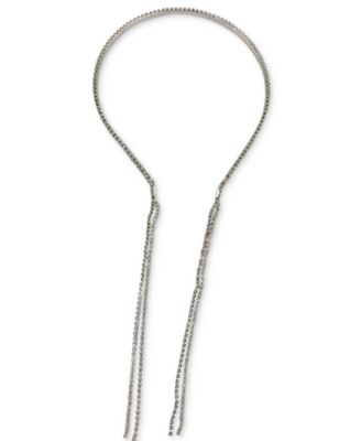 Photo 1 of INC International Concepts Silver-Tone Crystal Chain Headband, Created for Macy's