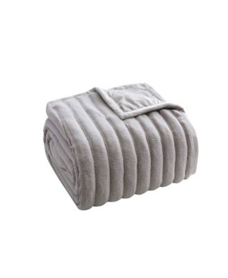 Ultra Plush Raschel Mink Blanket, Twin/Full