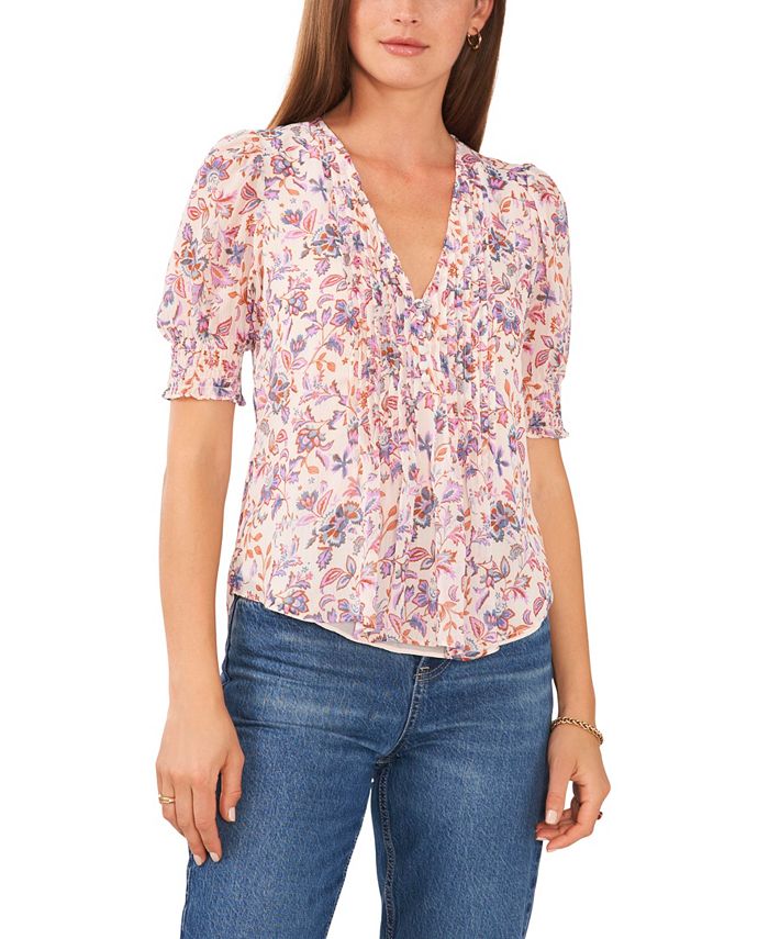 Macys womens clearance short sleeve tops
