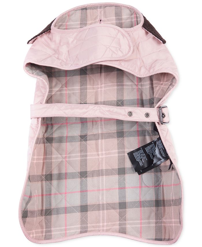 Barbour DiamondQuilted TartanLined Buckle Dog Coat Macy's