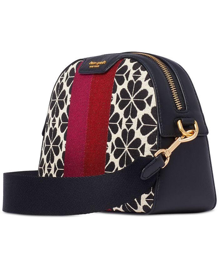 kate spade new york Spade Flower Jacquard Stripe Addy Medium Dome