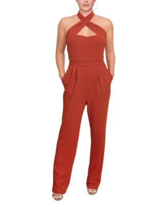 Rachel Rachel Roy Roxie Womens Halter Open Back Jumpsuit | Shop Premium