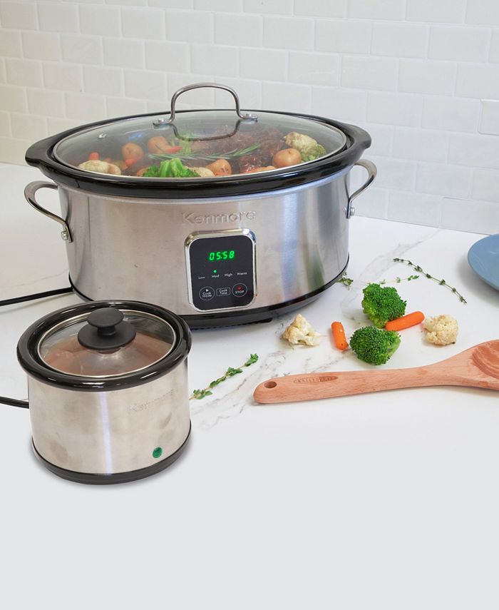 Kenmore 7Qt. Programmable Slow Cooker & Sauce Warmer Macy's
