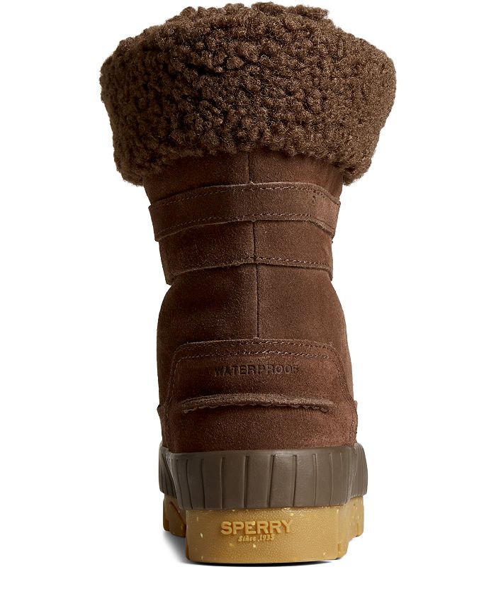Sperry Women's Torrent Winter Lace-Up Boot - Leather, Thinsulate Lined, IceTREAD Traction