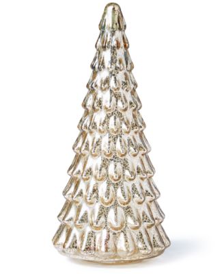 Martha Stewart Collection - Woodland Shimmer Lighted Glass Tree Decoration