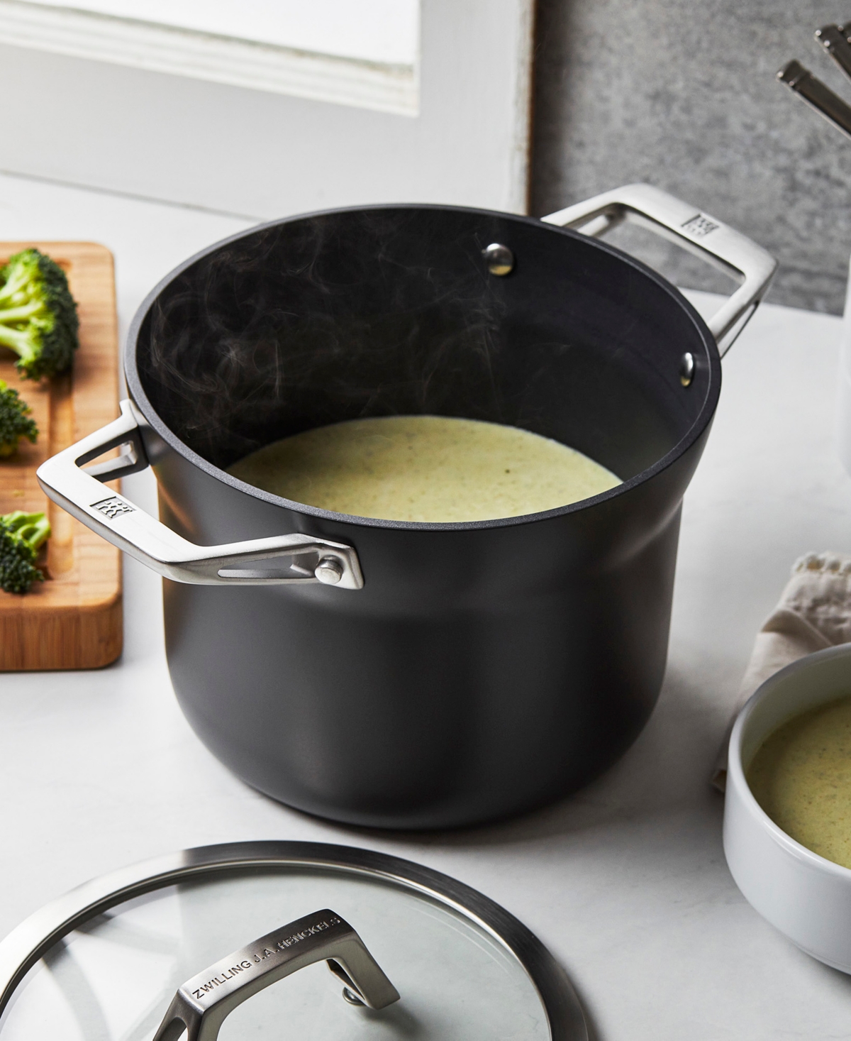 Zwilling Motion 4-Qt Aluminum Hard Anodized Nonstick Soup Pot