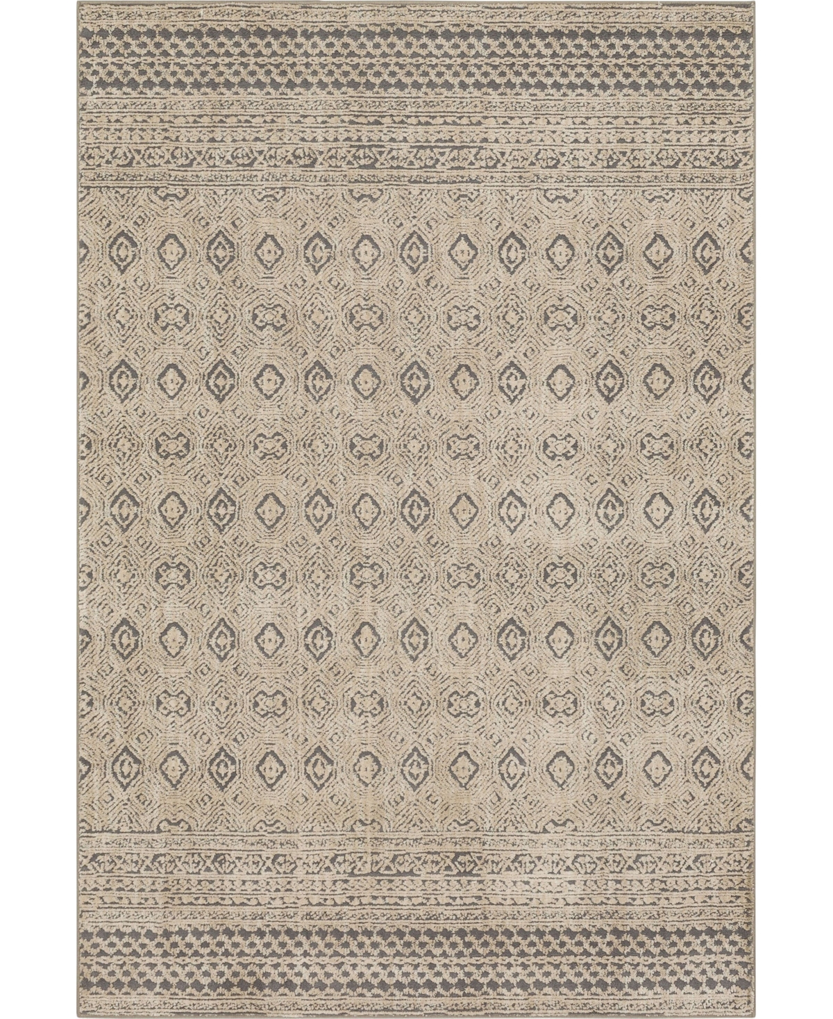 Closeout! Bobby Berk by Karastan Series 1 Minuet 5'3in x 7'10in Area Rug - Beige, Gray