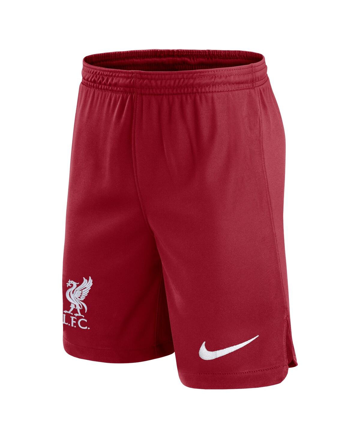Nike Youth  Red Liverpool Stadium Performance Shorts In Red