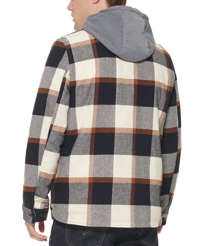 Levi's Men's Faux Sherpa Lined Flannel Shirt Jacket & Reviews - Coats ...