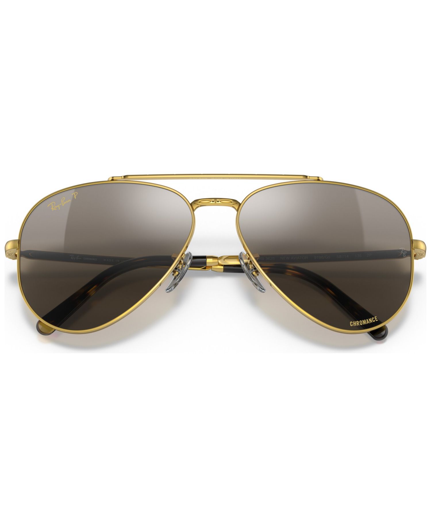 Unisex Polarized Sunglasses, RB3625 NEW AVIATOR
