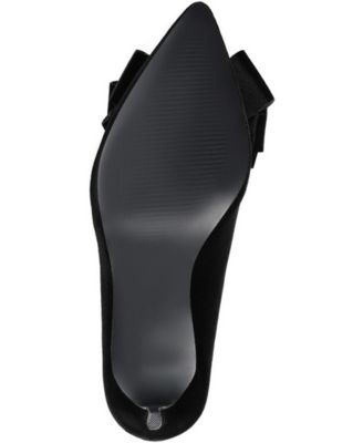 Women's Crystol Pointed Toe Bow Stiletto Pumps