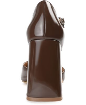 Women's Hesster Block Heel Ankle Strap Pumps