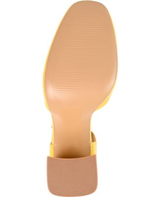 Women's Hesster Block Heel Ankle Strap Pumps