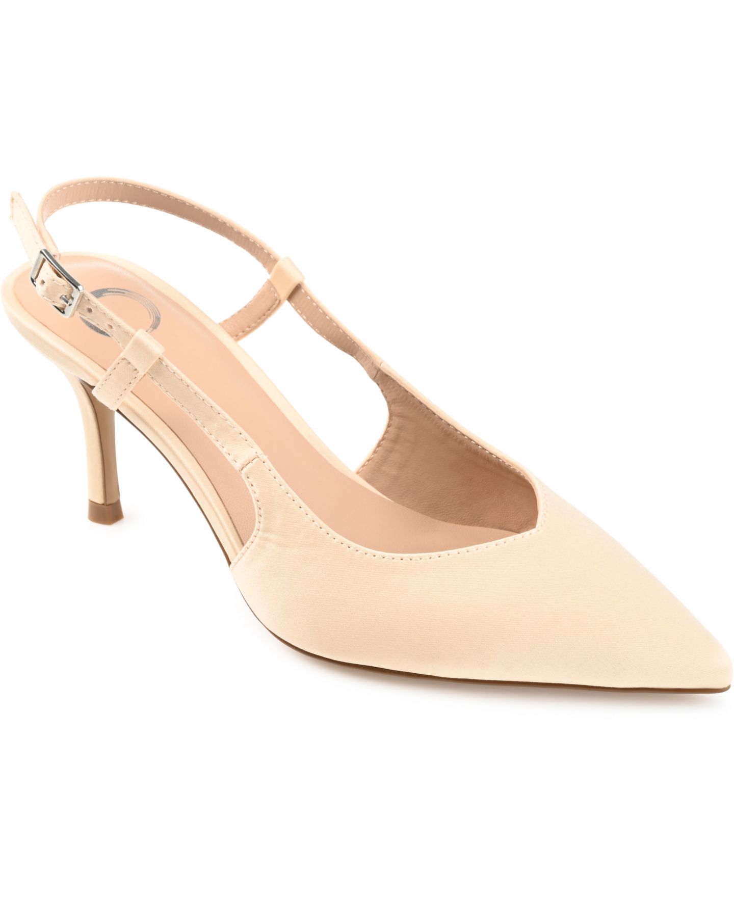 Женские туфли Journee Collection Knightly Slingback, цвет: Слоновая кость — фото 1