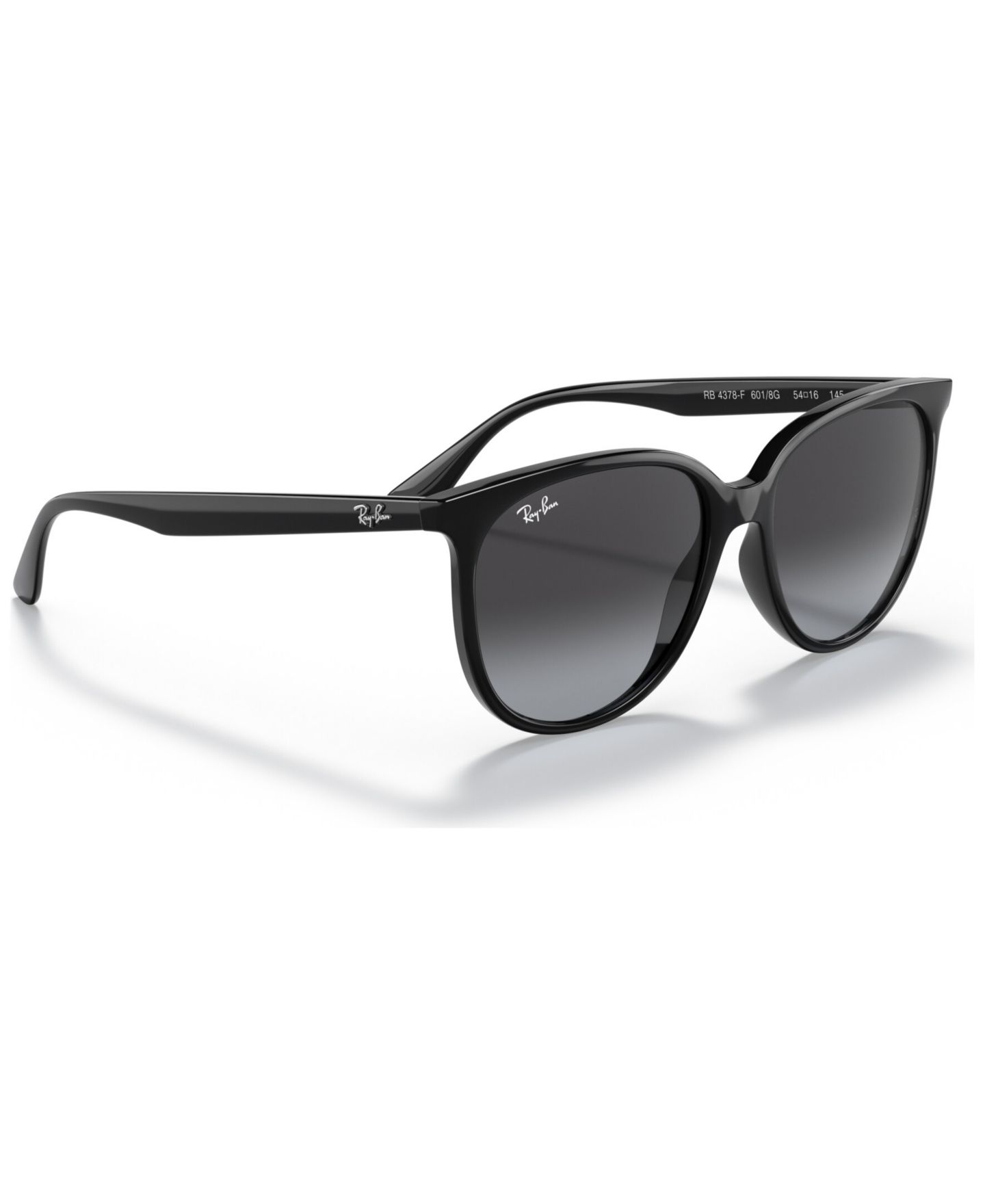 Женские солнцезащитные очки Ray-Ban Low Bridge Fit Sunglasses, Rb4378 54, цвет: Чёрный — фото 7