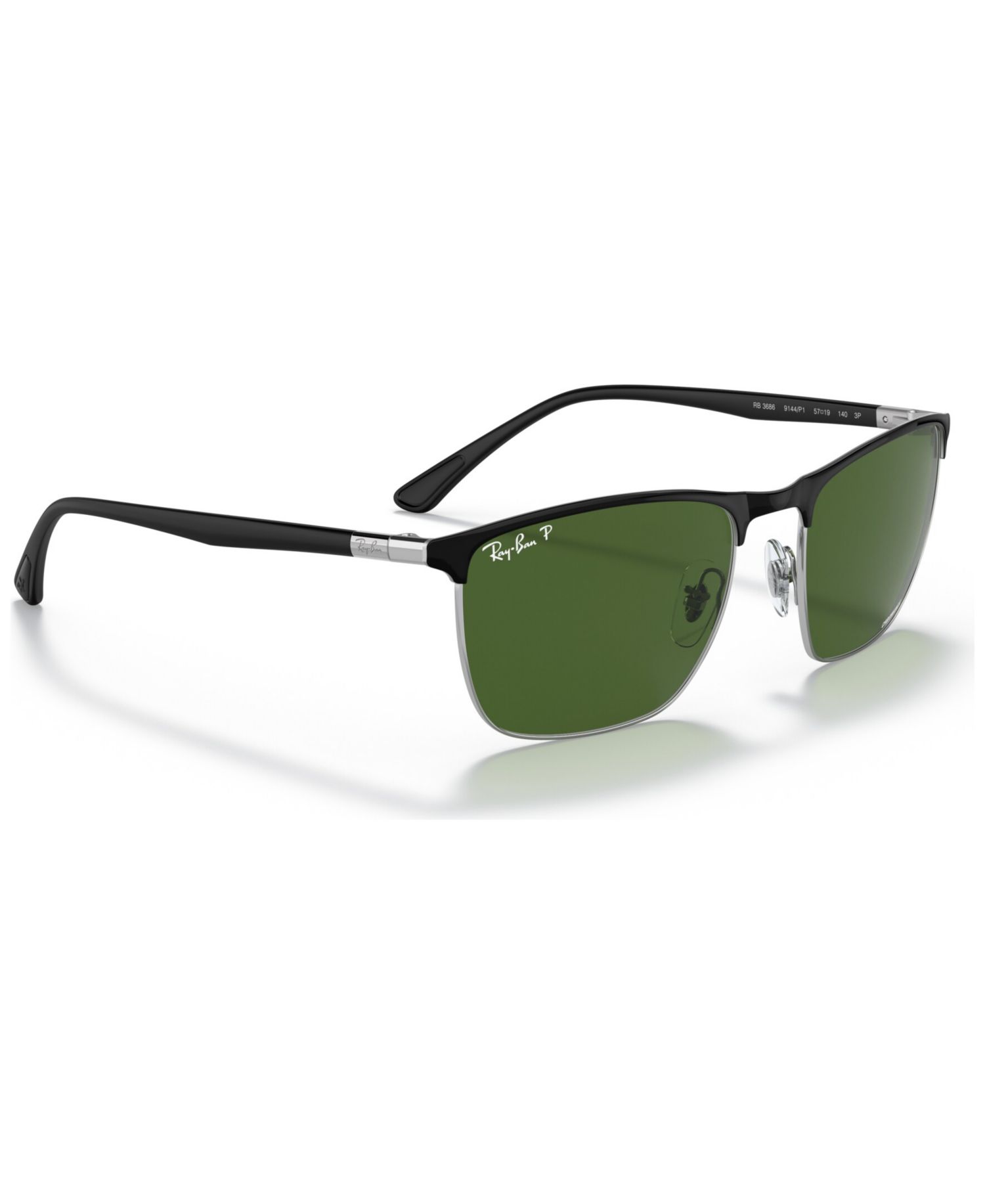 Unisex Polarized Sunglasses, RB3686 57