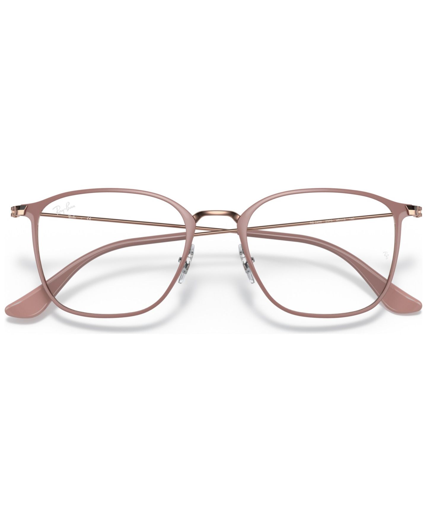 Очки Ray-Ban Unisex Square Metal RB6466 Optics Eyeglasses, цвет: Медный — фото 3