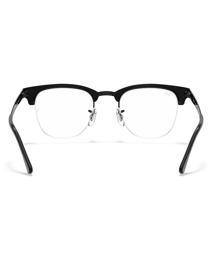 Ray-Ban RX3716VM Clubmaster Metal Optics Unisex Square Eyeglasses - Macy's