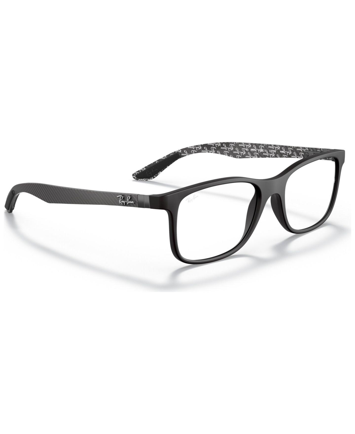 Очки Ray-Ban Unisex Square Plastic RB8903 Optics Eyeglasses, цвет: Matte Blac — фото 6