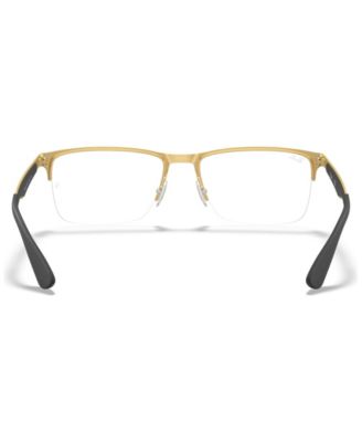 RX6335 Unisex Rectangle Eyeglasses