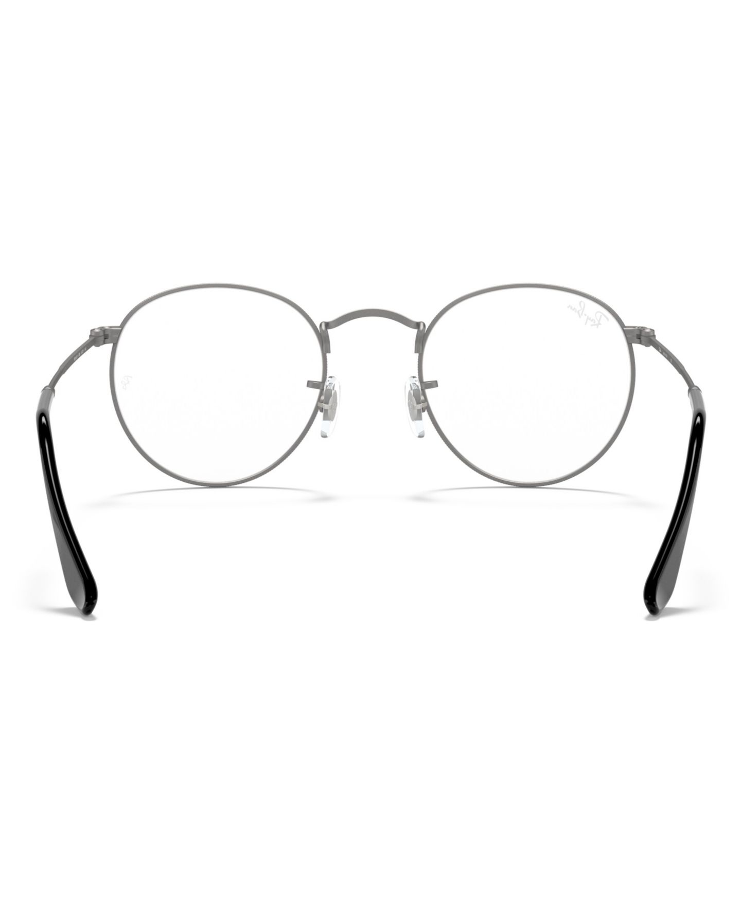 Очки Ray-Ban Unisex Round Metal RB3447V Round Metal Eyeglasses, цвет: Чёрный серебряный — фото 12