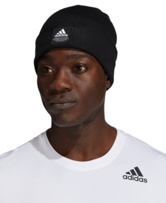 adidas - Men's Amp Three Stripe Logo Beanie
