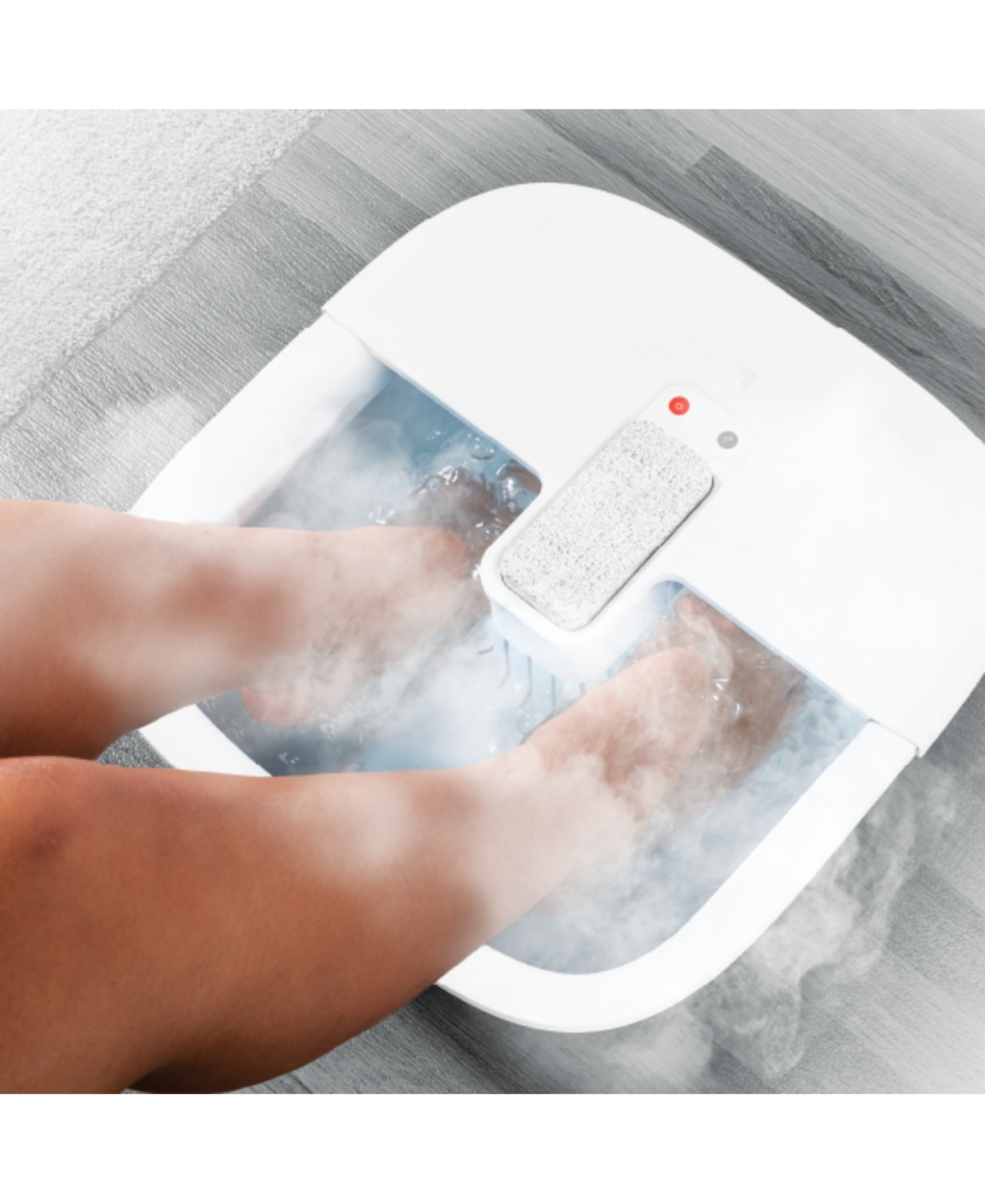 Sharper Image Spahaven Soothe Heated Foot Bath In White