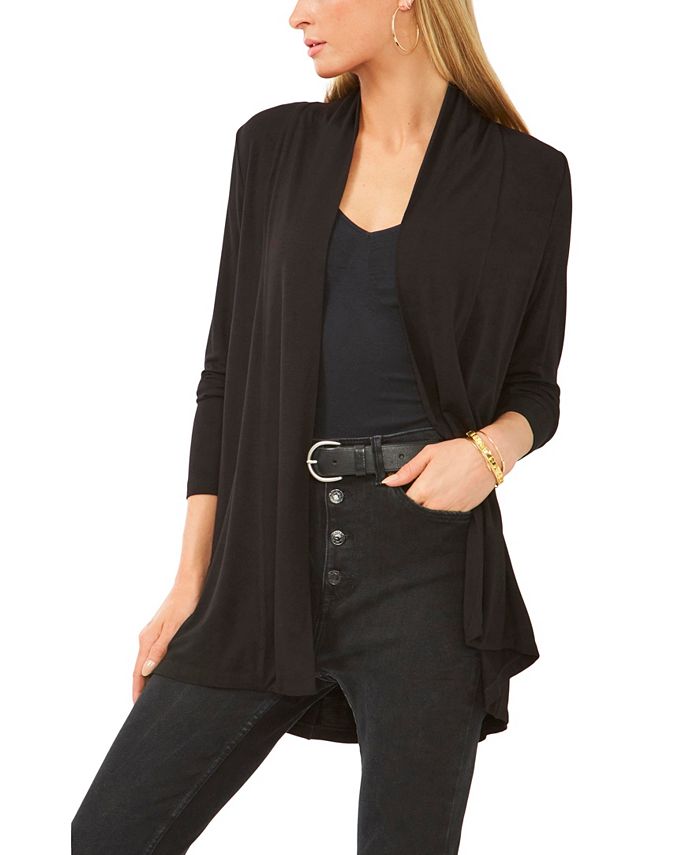 Vince Camuto Open-Front High-Low Cardigan & Reviews - Sweaters - Women ...