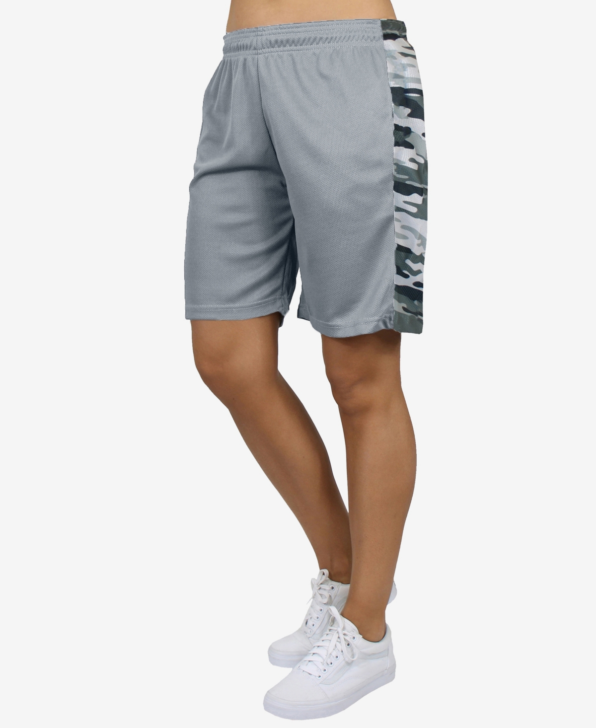 Women's Loose Fit Quick Dry Mesh Shorts - Silver