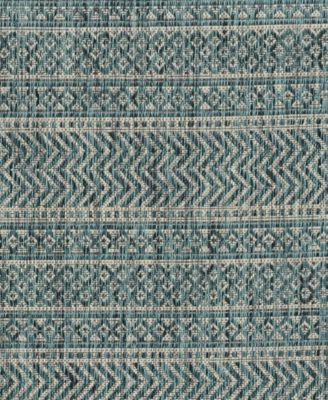 Provo 5755 7'10" x 7'10" Round Outdoor Area Rug