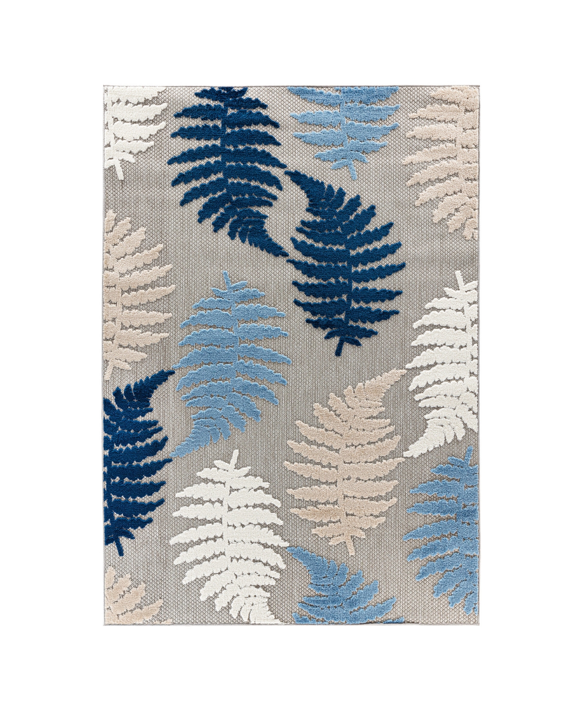 Main Street Rugs Dodds 5551 7'10in x 10' Outdoor Area Rug - Blue