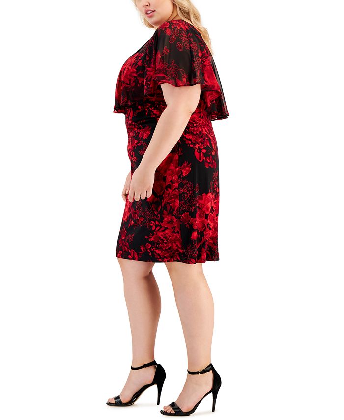 Connected Plus Size FloralPrint Sheath Dress Macy's