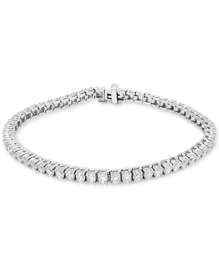 Macy's Diamond Tennis Bracelet (6 ct. t.w.) in 14k White Gold Macy's