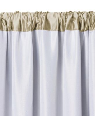 Versailles Faux Silk Blackout Window Curtain