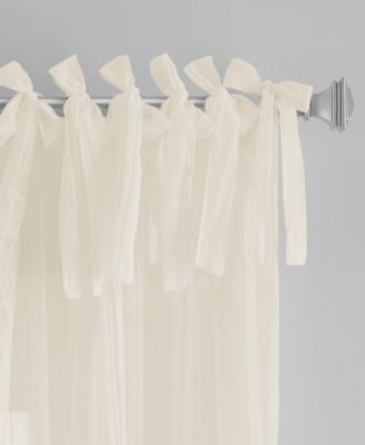 Jolie Semi-Sheer Tab Top Window Curtain