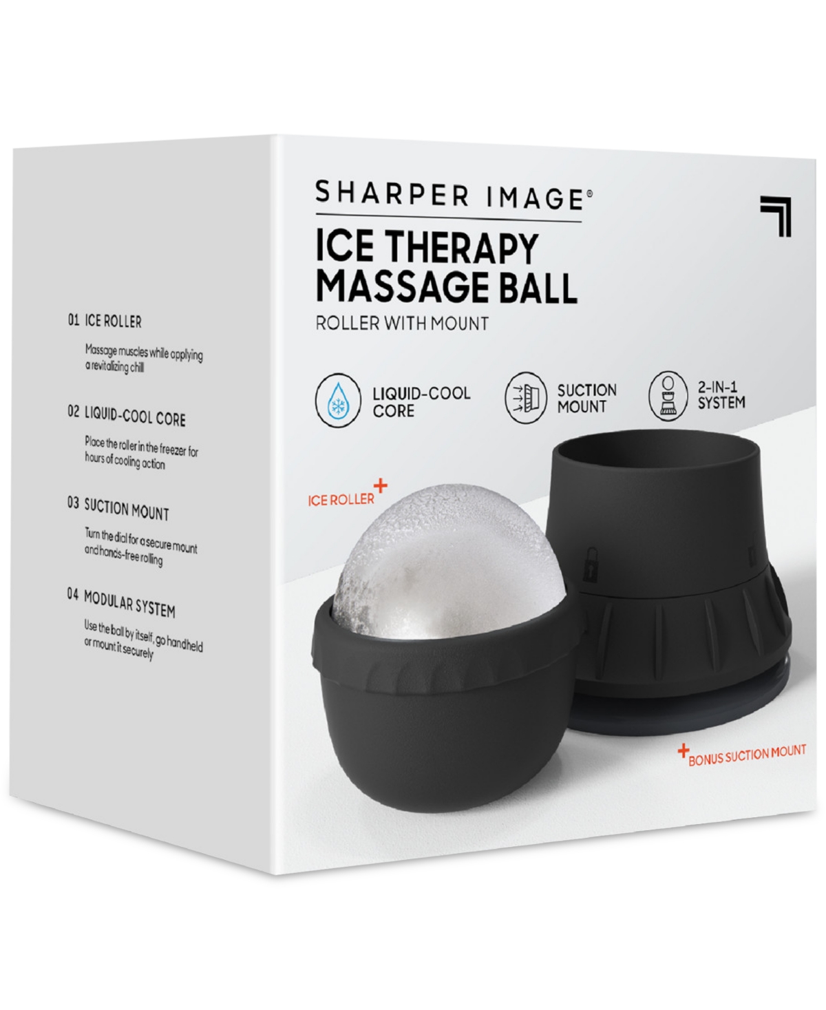 Shop Sharper Image Ice Therapy Massage Ball In Grey