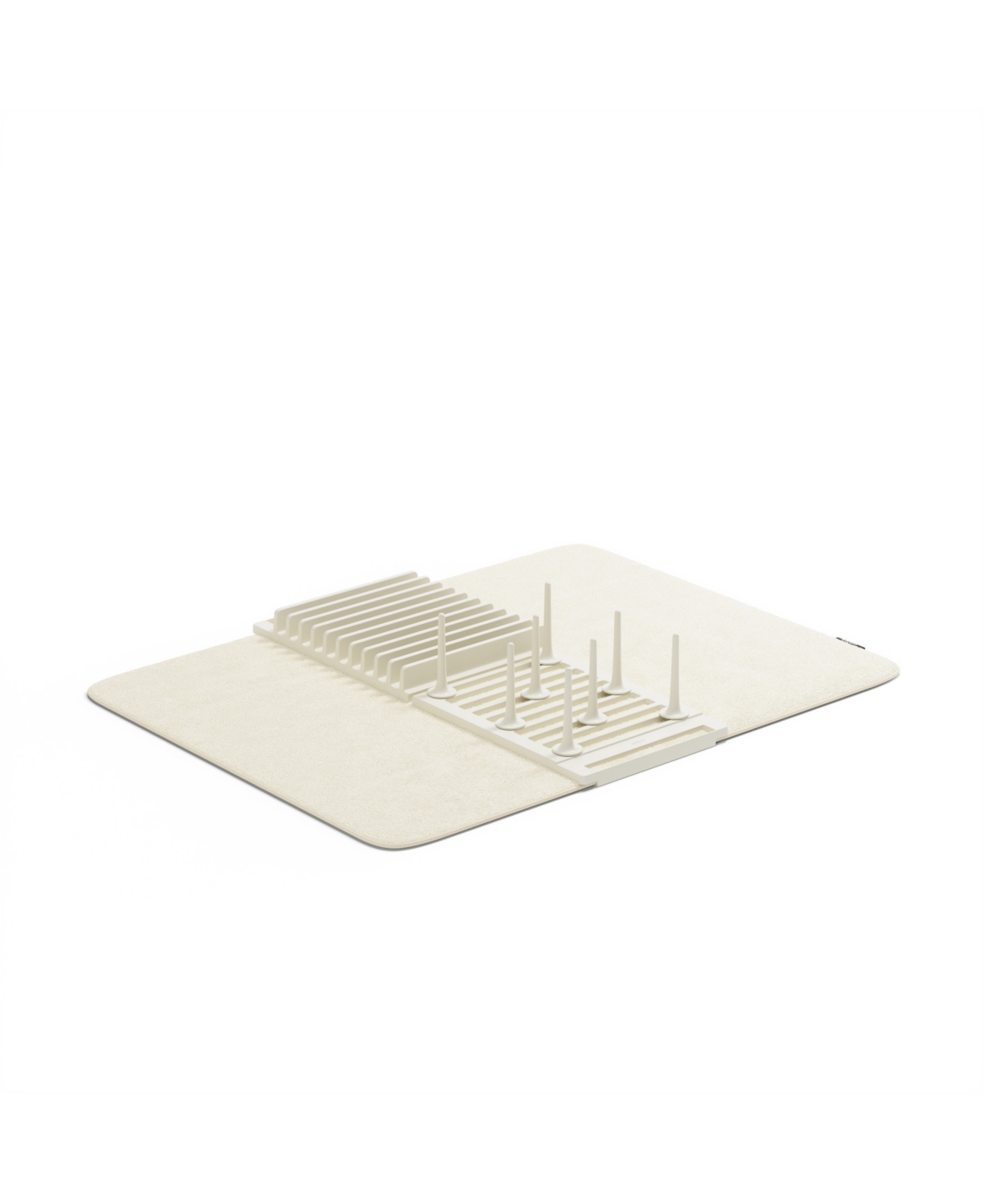Umbra Udry Peg Drying Rack With Mat In Linen