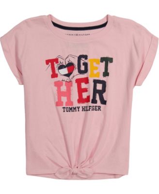Big Girls Together Tie-Front T-shirt