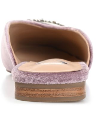 Women's Sonnia Velvet Embellished Mules