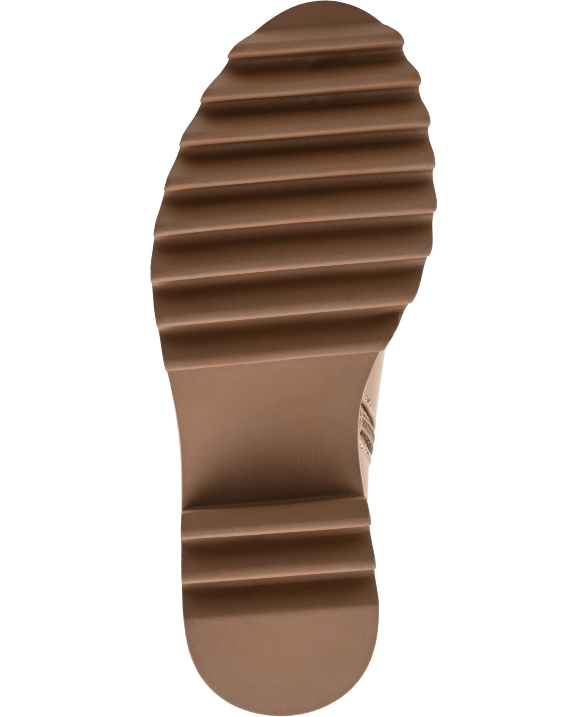 Journee Collection Women's Yasmine Lug Sole Mid Shaft Moto Booties