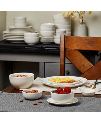 Tabletops Unlimited Inspiration by Denmark Round Coupe 42 Pc. Dinnerware Set, Service for 6