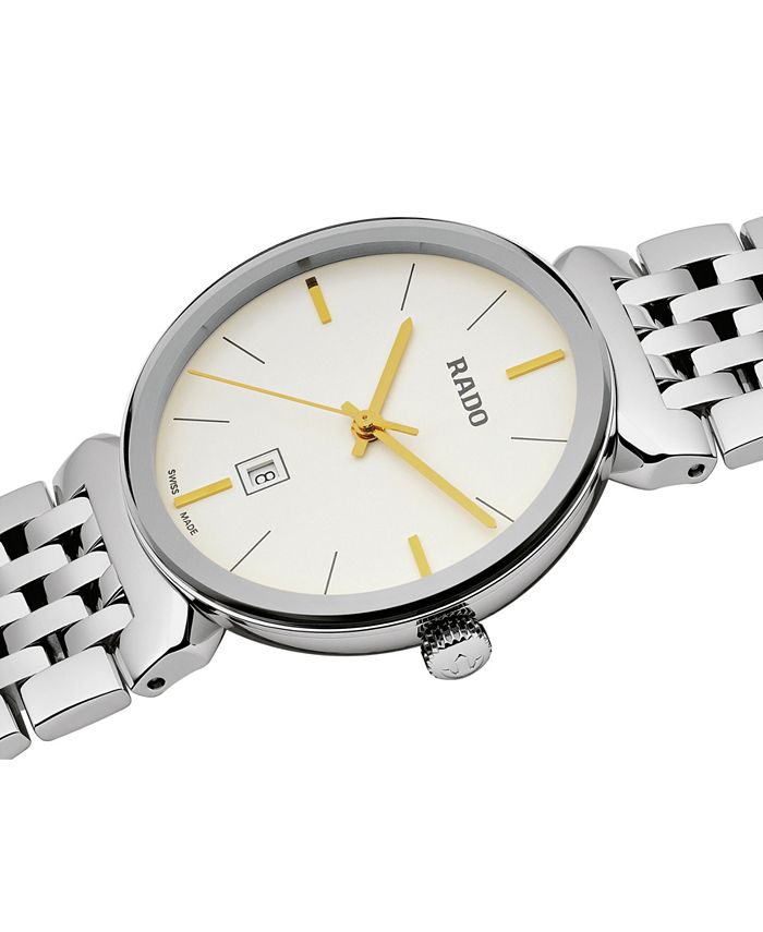Rado Florence Men's SilverTone Stainless Steel Bracelet Watch 30mm