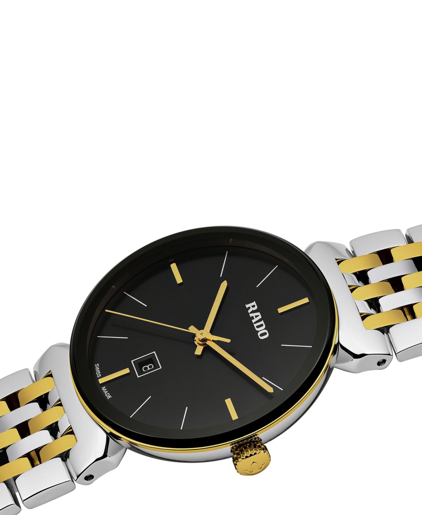 Женские часы Rado Florence Black Stainless Steel Bracelet Watch 30mm, цвет: Чёрный — фото 2
