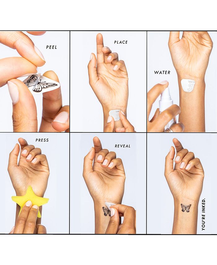 INKED BY DANI Temporary Face Tattoos Set Macy's