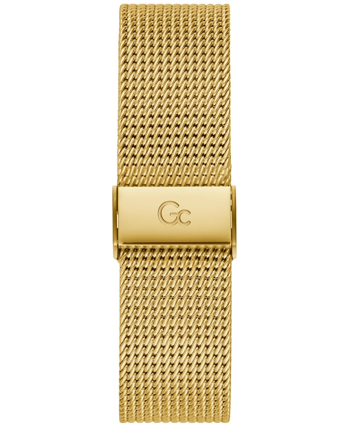 Shop Guess Gc Executive Men's Swiss Gold-tone Stainless Steel Bracelet Watch 44mm In Silver-tone